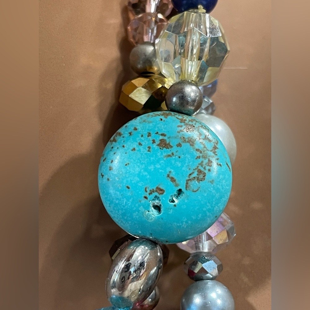 Spectacular Multi Stone Multi Strand Necklace - image 3